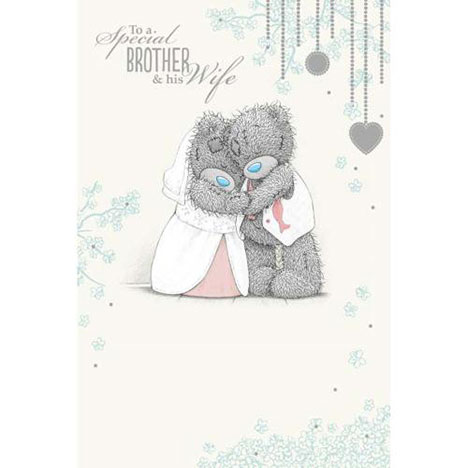 Brother and His Wife Me to You Bear Wedding Card £2.49